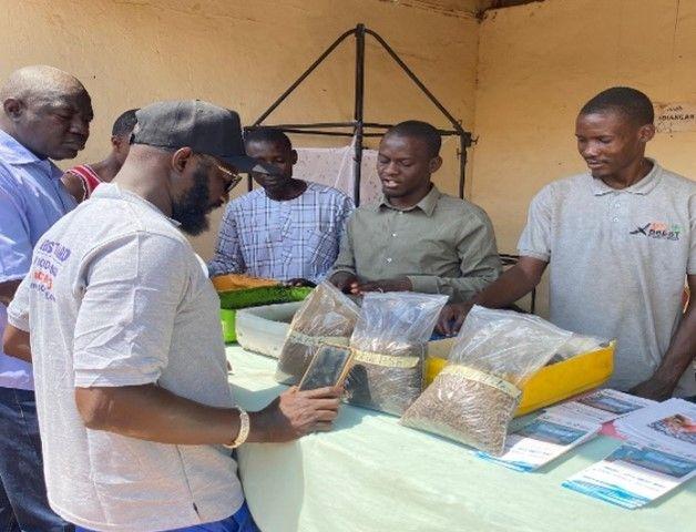 IITA BBEST and IER create demand for the dried BSF larvae among poultry producers at the SIVAM. 