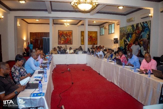 IITA BBEST held its annual review meeting in DRC. 