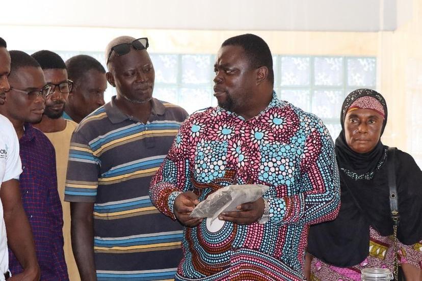 IITA BBEST introduces the BSF technology to farmers in Accra.