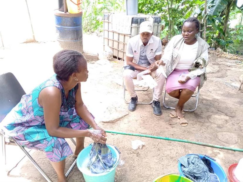 IITA ET UNIKIN ont sensibilisé les ménages pour assurer l'approvisionnement durable des déchets ménagers.